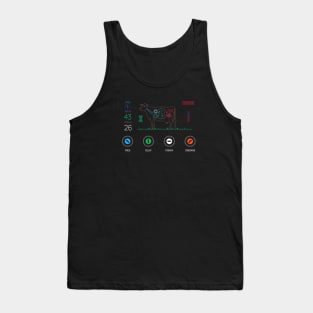 Synthesizer Screen: Delay Tank Top